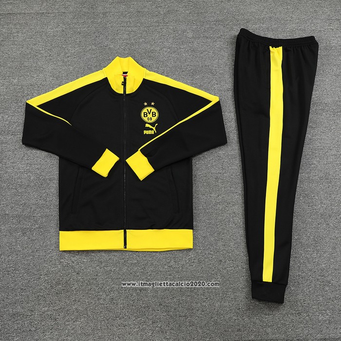 Tuta da Track Giacca Borussia Dortmund 2023 2024 Nero